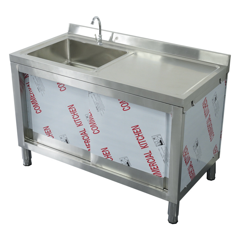 Commercial Kitchen Dishwasher - LH Kommerzieller Spülbeckenschrank aus Edelstahl, verdickte