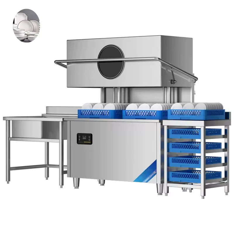 Commercial Kitchen Dishwasher - Maßgefertigte Schnellzyklus-Gewerbliche Haubenspülmaschine, Industrielle Automatische Geschirrspülmaschine
