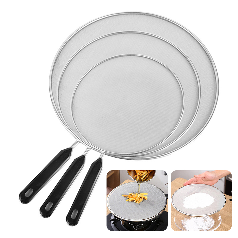 Commercial Kitchen Pots And Pans - 19–33 cm Edelstahl-Ölspritzschutz, Bratpfannen-Netzschutz, Küchen- und