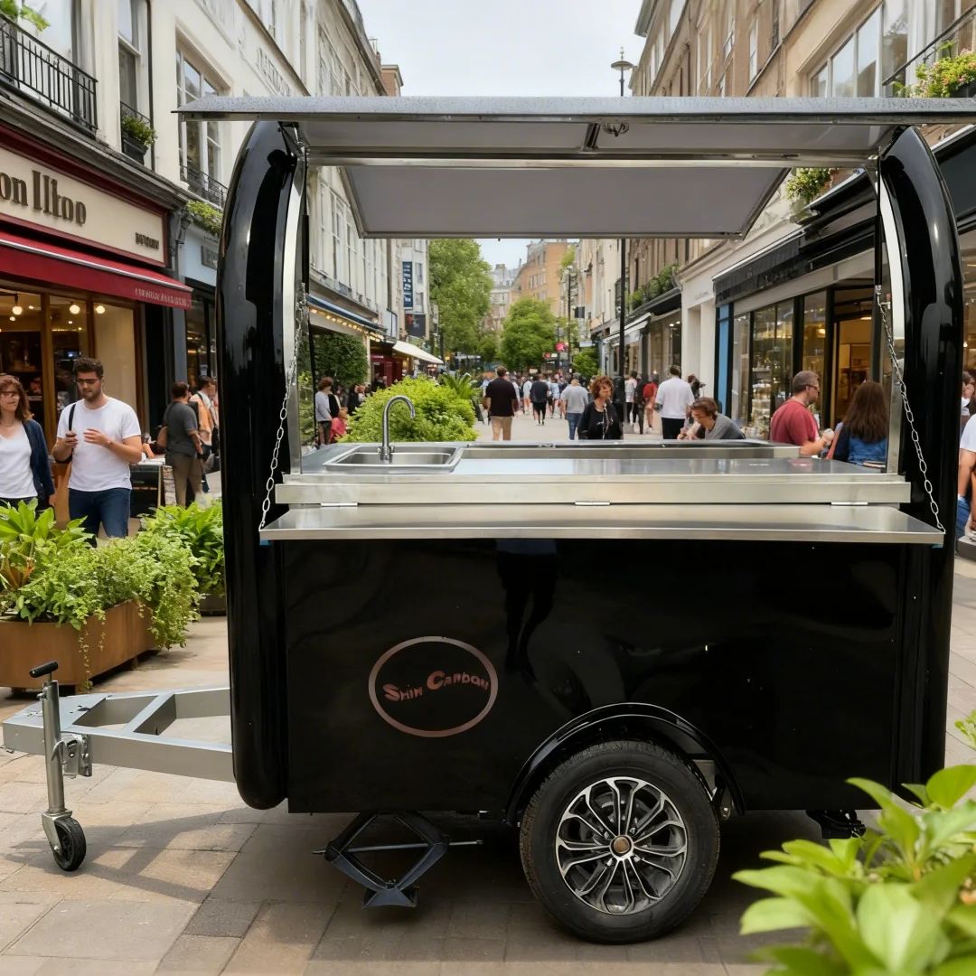 Commercial Kitchen Trailer - Große Direktvertrieb Imbisswagen Mobile Anhänger Hohe
