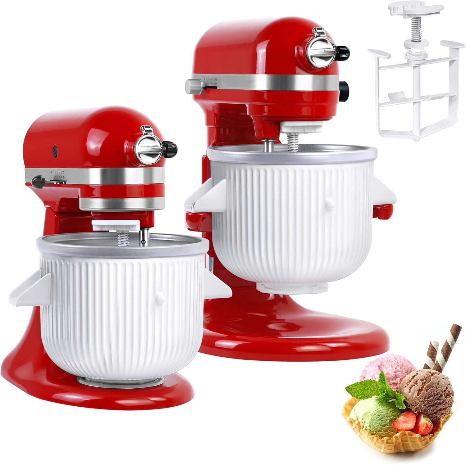 Commercial Kitchenaid - Eismaschinen-Aufsatz für KitchenAid-Standmixer – kompatibel mit