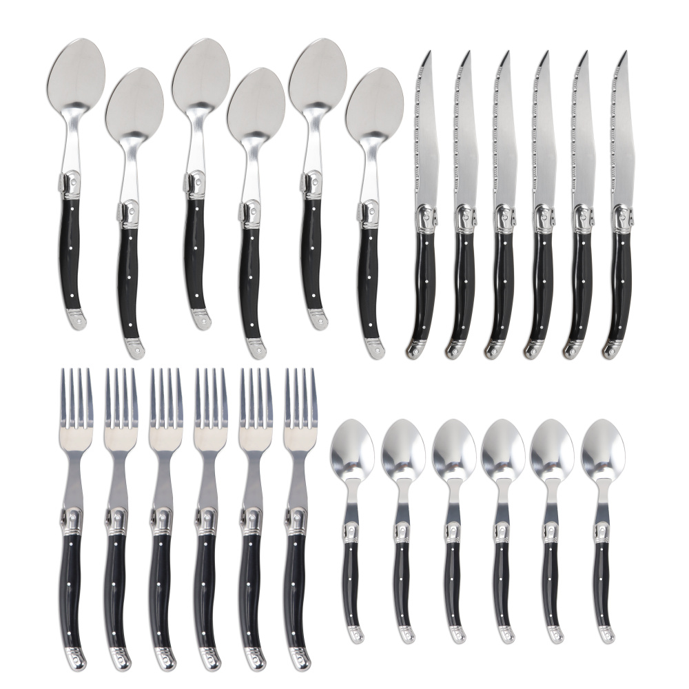 Jaswehome 24-teiliges Laguiole – Commercial Kitchen Knives Bewertung und Preis