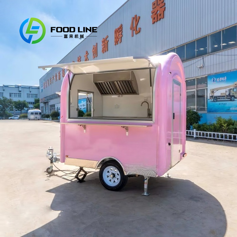 Maßgefertigter Vintage Pink Mi – Commercial Kitchen Trailer Bewertung und Preis