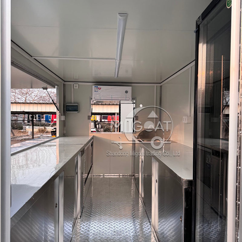 Mobiler Imbisswagen aus Edelst – Commercial Kitchen Trailer Bewertung und Preis