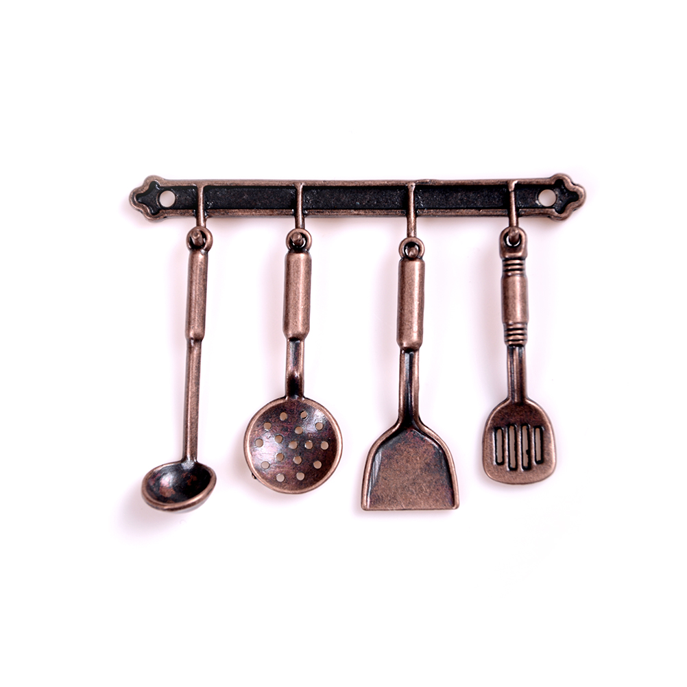 Maßstab 1:12 Puppenhaus Miniat – Commercial Kitchen Pots And Pans Bewertung und Preis