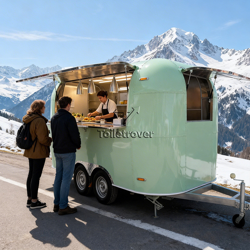 Edelstahl-Imbisswagen, maßgefe – Commercial Kitchen Units Bewertung und Preis