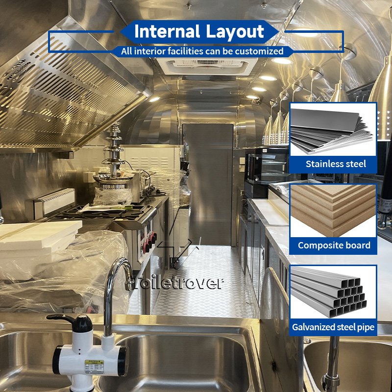 Edelstahl-Imbisswagen, maßgefe – Commercial Kitchen Units Bewertung und Preis