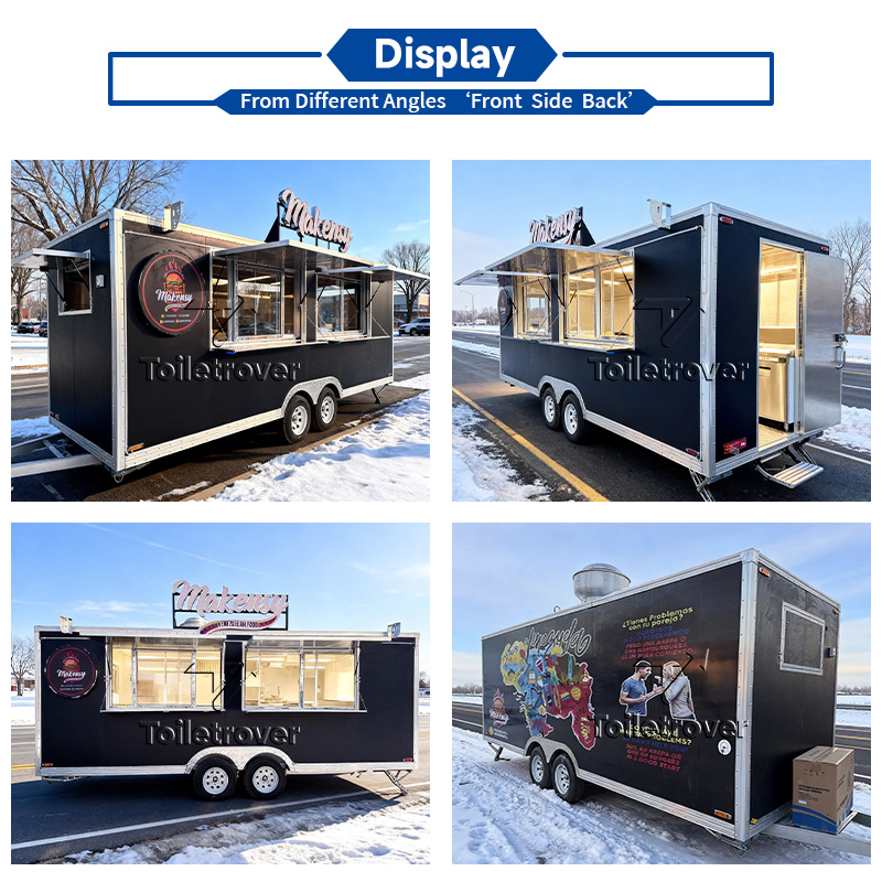 Mobiler Küchen-Food-Trailer mi – Commercial Kitchen Trailer Bewertung und Preis
