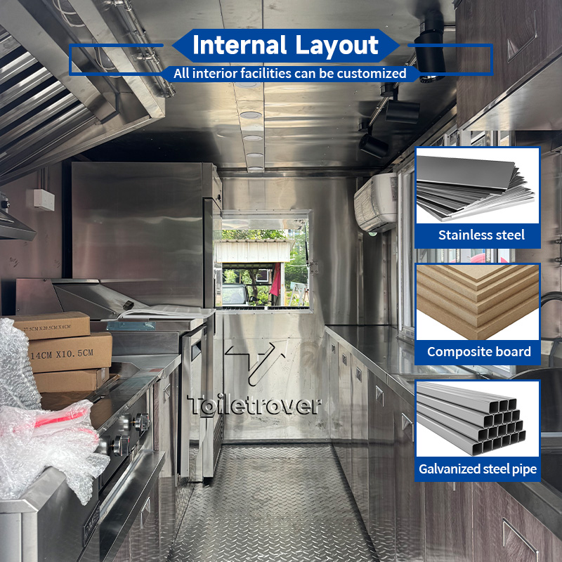 Mobiler Küchen-Food-Trailer mi – Commercial Kitchen Trailer Bewertung und Preis