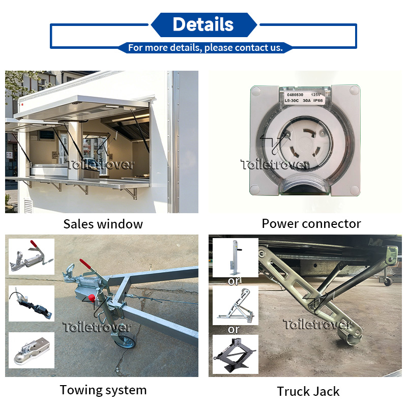 Anpassbarer Kommerzieller Mobi – Commercial Kitchen Trailer Bewertung und Preis