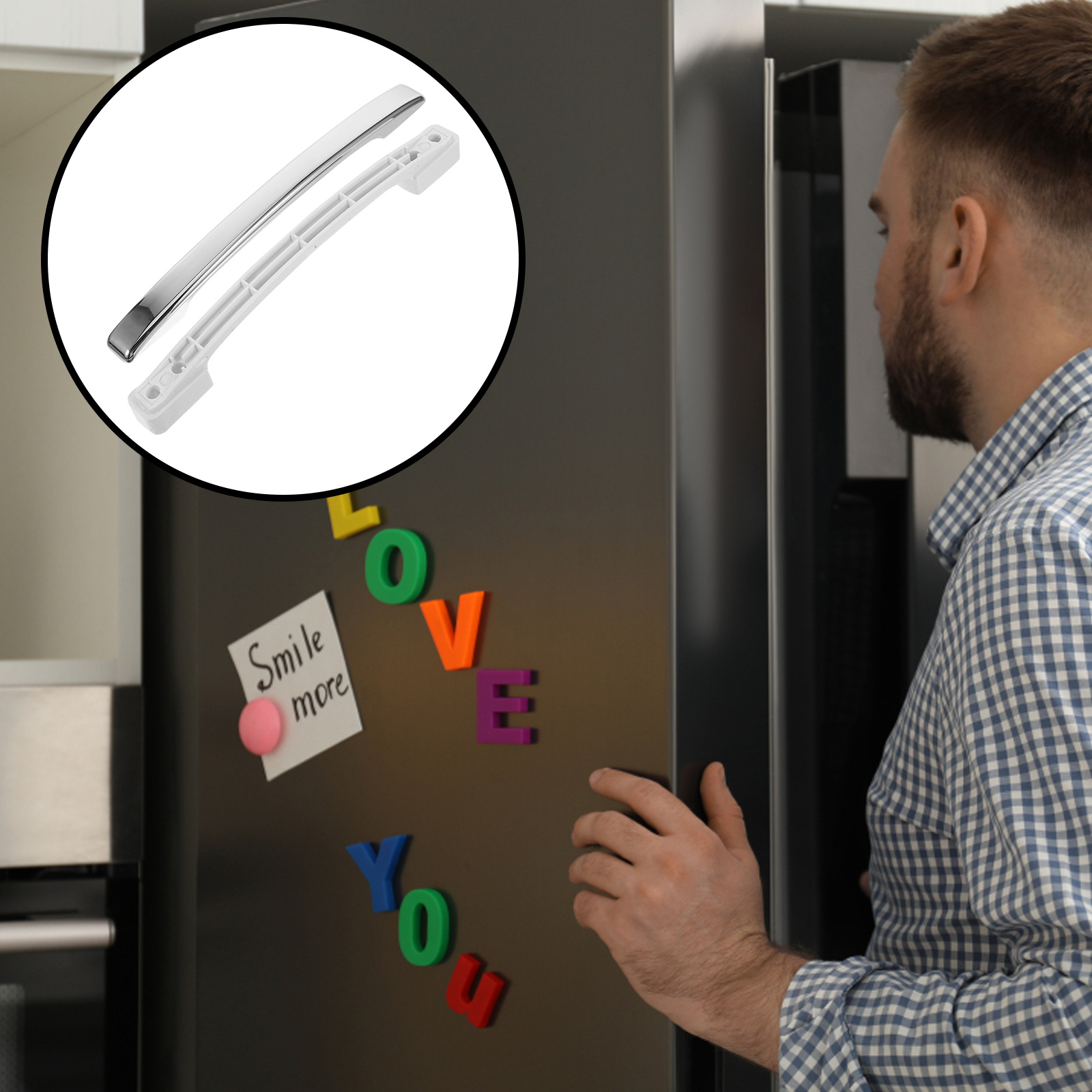 1pc Kühlschrank Griff Tür Gefr – Commercial Kitchen Repair Bewertung und Preis