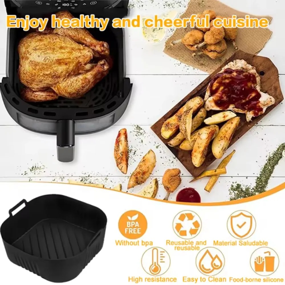 Silikon-Luftfritteusenform, Öl – Commercial Kitchen Pots And Pans Bewertung und Preis