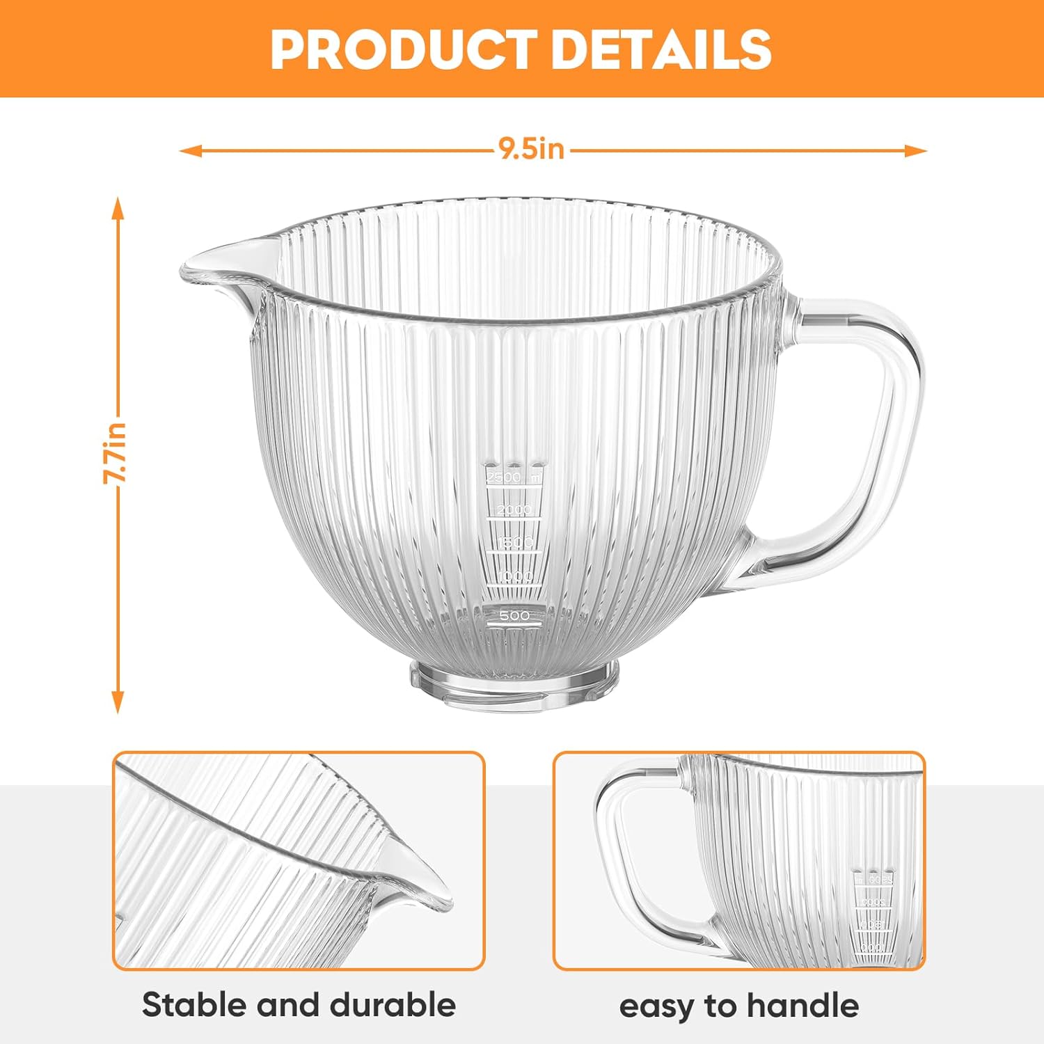 GVODE Glasschüssel für Kitchen – Commercial Kitchenaid Bewertung und Preis