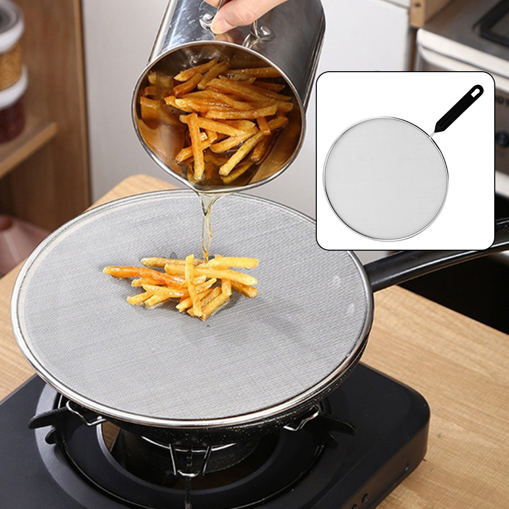 19–33 cm Edelstahl-Ölspritzsch – Commercial Kitchen Pots And Pans Bewertung und Preis