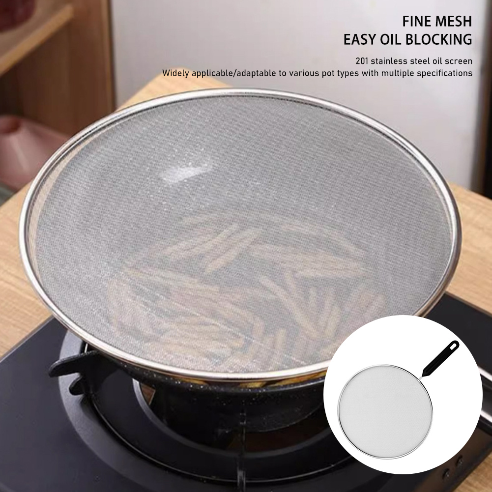 19–33 cm Edelstahl-Ölspritzsch – Commercial Kitchen Pots And Pans Bewertung und Preis
