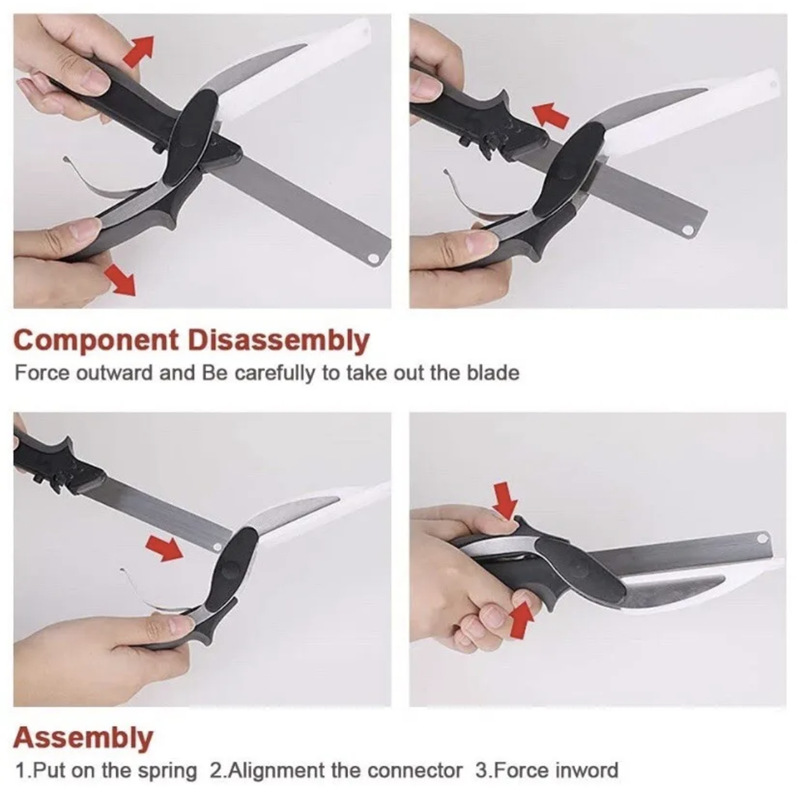 2-in-1 Edelstahl Küchen schere – Commercial Kitchen Knives Bewertung und Preis