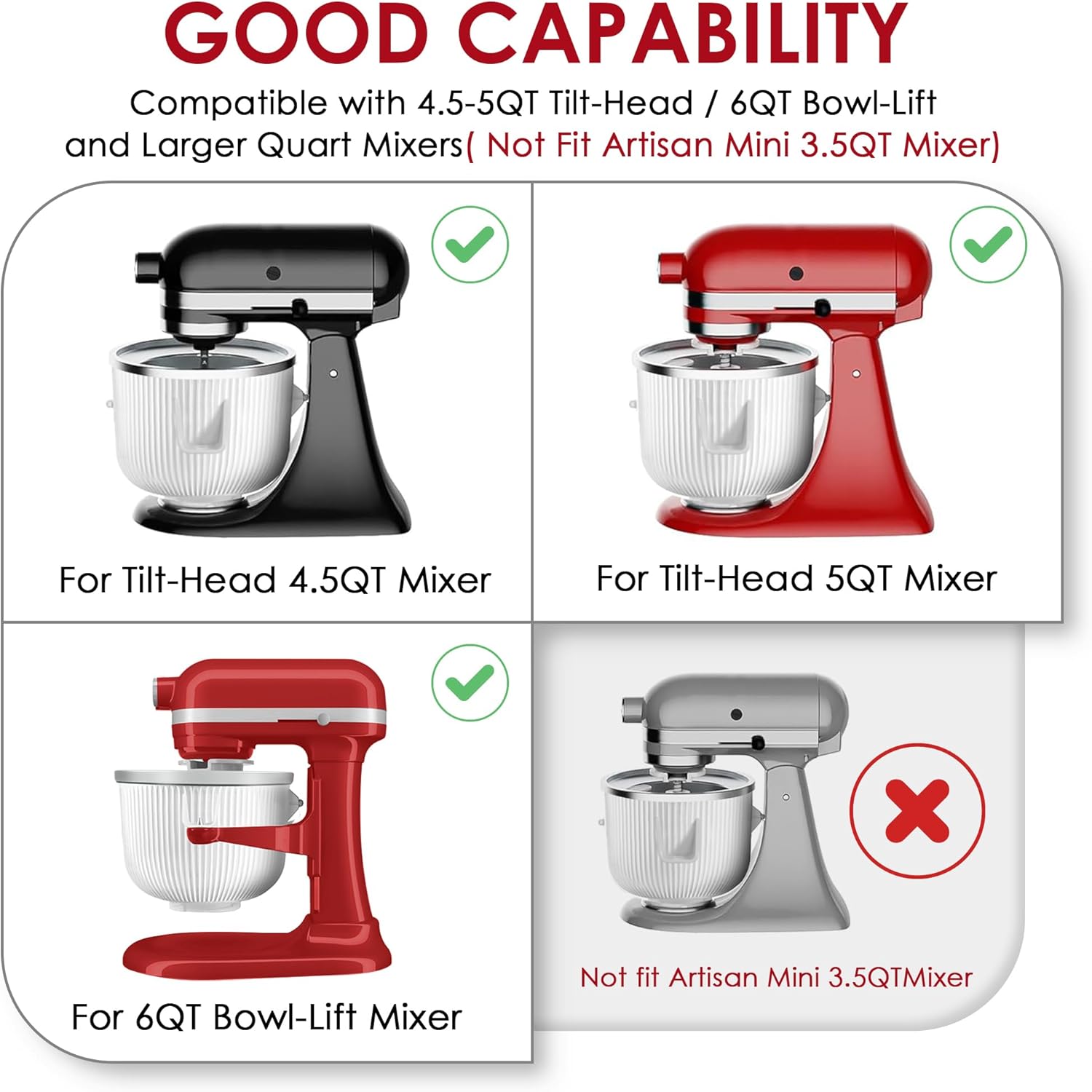 Eismaschinen-Aufsatz für Kitch – Commercial Kitchenaid Bewertung und Preis