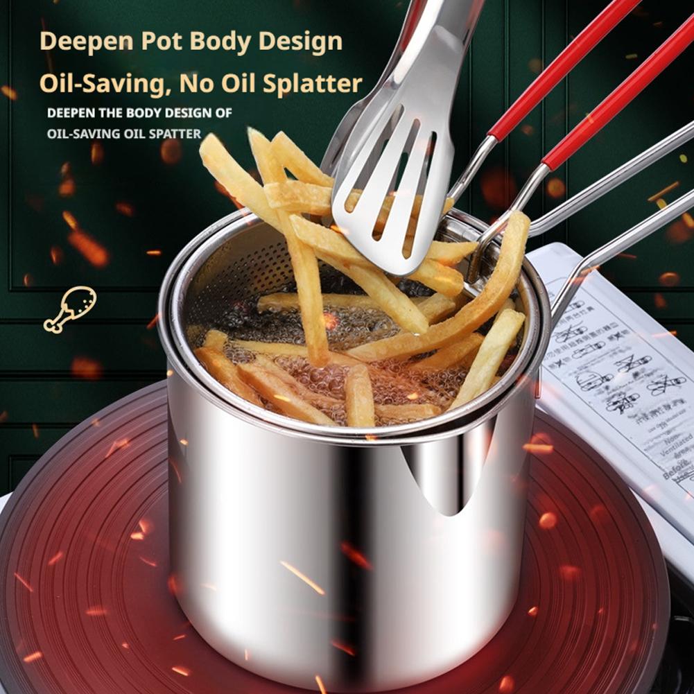 Edelstahl-Frittiertopf mit Sie – Commercial Kitchen Pots And Pans Bewertung und Preis