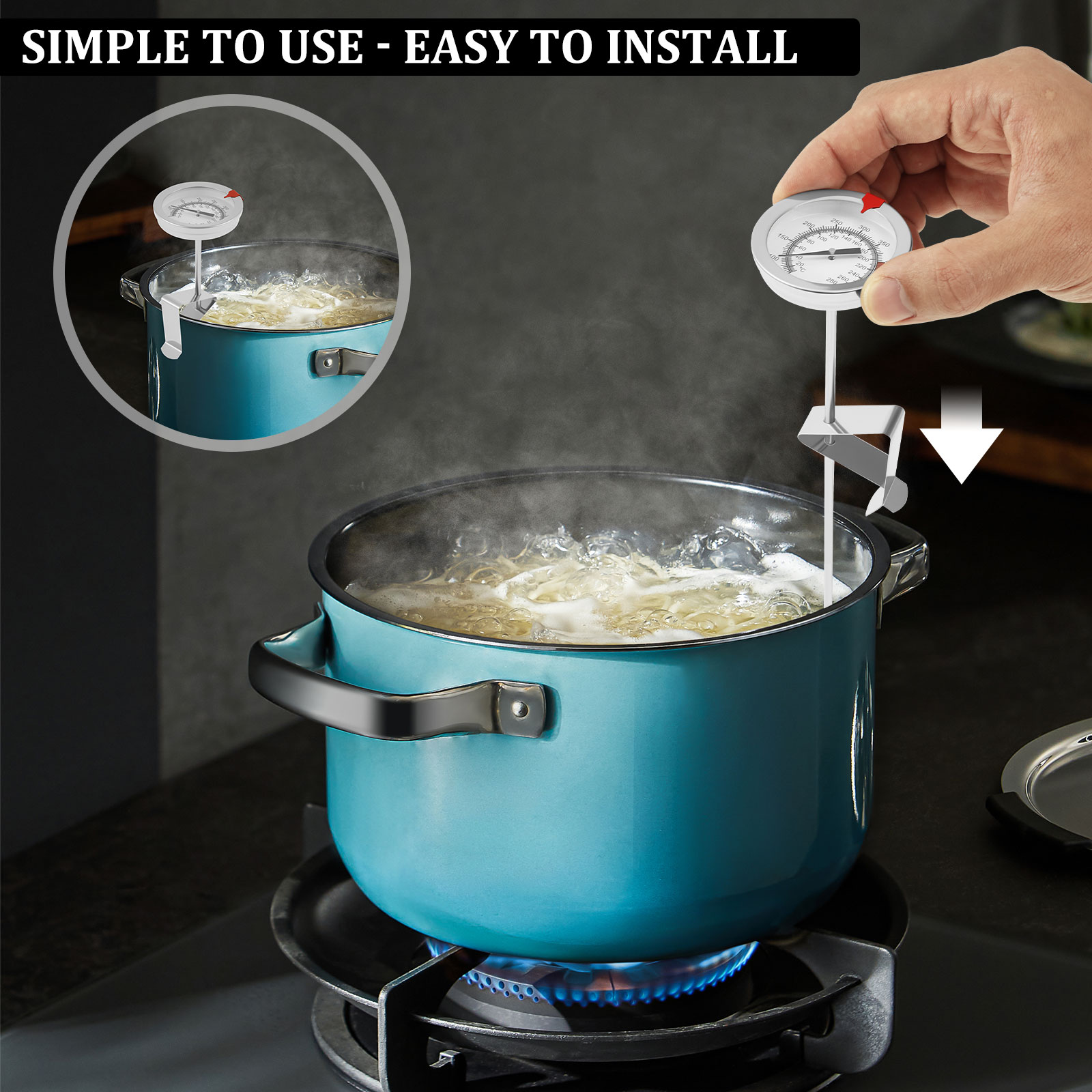 2 Stück/4 Stück Küchenthermome – Commercial Kitchen Pots And Pans Bewertung und Preis