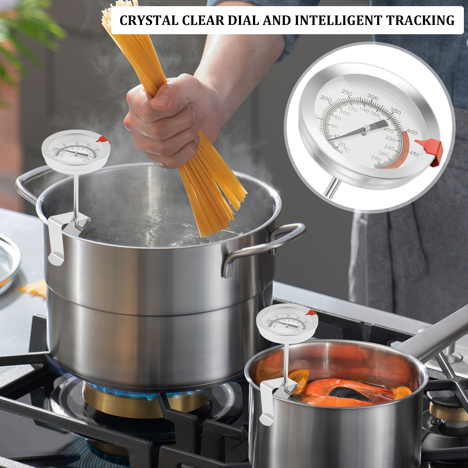 2 Stück/4 Stück Küchenthermome – Commercial Kitchen Pots And Pans Bewertung und Preis